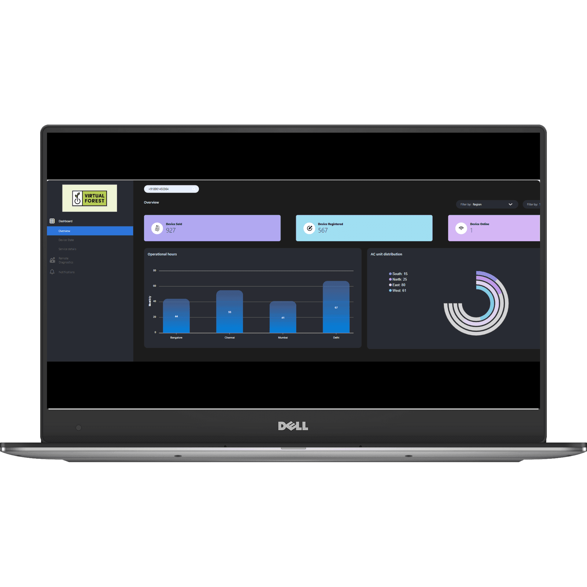 Smart Air Conditioner Web Dashboard